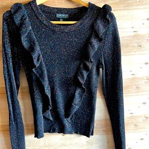 Metallic sweater